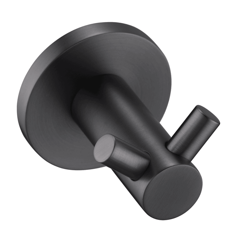 Bella Vista Mica Gun Metal Double Robe Hook