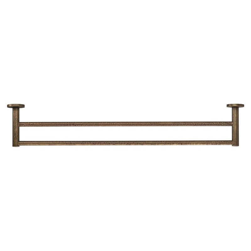 Bella Vista Mica LVB Living Brass Double Towel Rail - 800mm