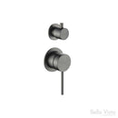 Bella Vista Mica Shower mixer with Diverter - Chrome, Black, Brushed Nickel, Gunmetal, French Gold