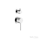 Bella Vista Mica Shower mixer with Diverter - Chrome, Black, Brushed Nickel, Gunmetal, French Gold