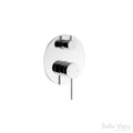 Bella Vista Mica Shower mixer with Diverter with Back Plate- Chrome, Black, Brushed Nickel, Gunmetal, French Gold