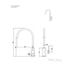 Bella Vista Mica Gooseneck Sink Mixer