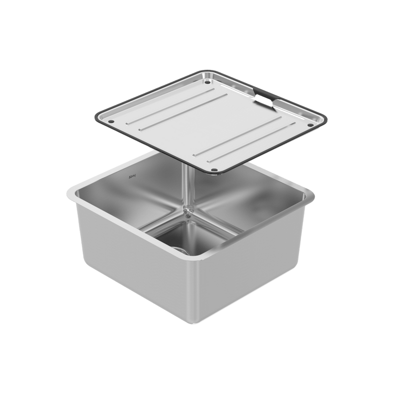 ABEY LAGO SINGLE BOWL KITCHEN SINK STAINLESS STEEL 420MM