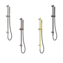 NERO ZEN SHOWER RAIL WITH OUTDOOR SHOWER HOSE BRUSHED GOLD