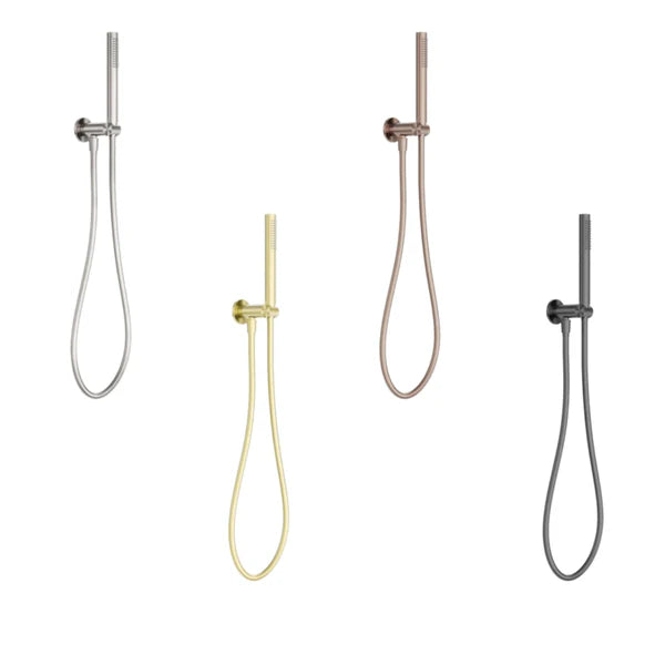 NERO ZEN SHOWER ON BRACKET GRAPHITE