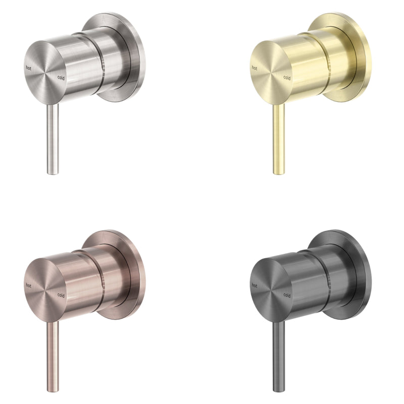 NERO ZEN SHOWER MIXER 80MM BRUSHED BRONZE