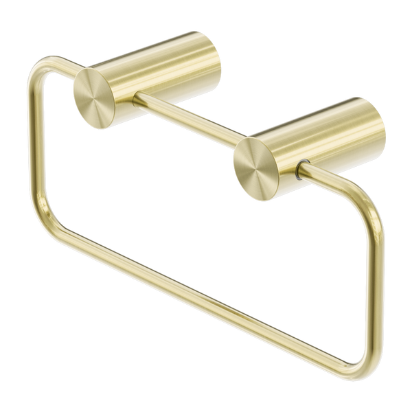 NERO ZEN HAND TOWEL RING BRUSHED GOLD