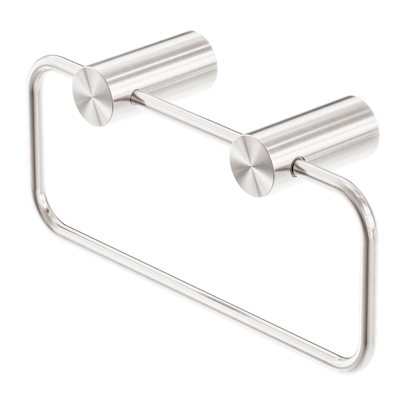 NERO ZEN HAND TOWEL RING BRUSHED NICKEL