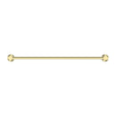 NERO MECCA SINGLE NON-HEATED TOWEL RAIL BRUSHED GOLD (AVAILABLE IN 600MM AND 800MM)
