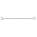 NERO MECCA SINGLE NON-HEATED TOWEL RAIL BRUSHED NICKEL (AVAILABLE IN 600MM AND 800MM)
