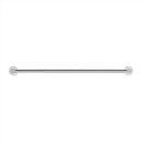 NERO MECCA SINGLE NON-HEATED TOWEL RAIL CHROME (AVAILABLE IN 600MM AND 800MM)