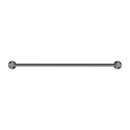 NERO MECCA SINGLE NON-HEATED TOWEL RAIL GUN METAL (AVAILABLE IN 600MM AND 800MM)