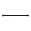 NERO MECCA SINGLE NON-HEATED TOWEL RAIL MATTE BLACK (AVAILABLE IN 600MM AND 800MM)