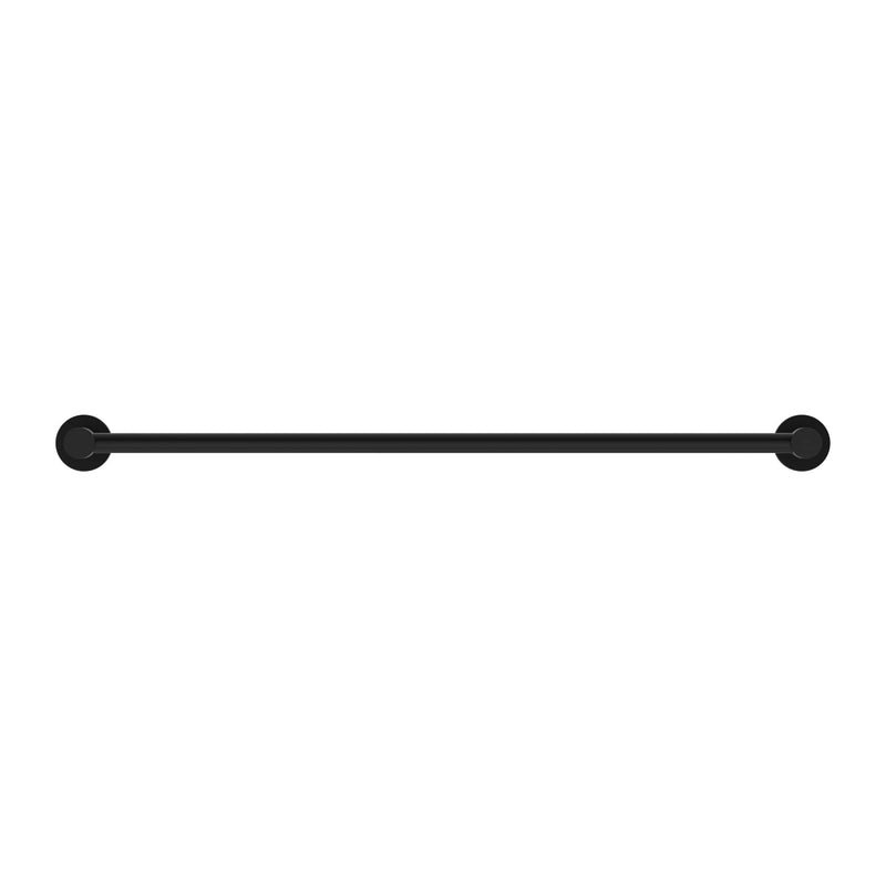 NERO MECCA SINGLE NON-HEATED TOWEL RAIL MATTE BLACK (AVAILABLE IN 600MM AND 800MM)