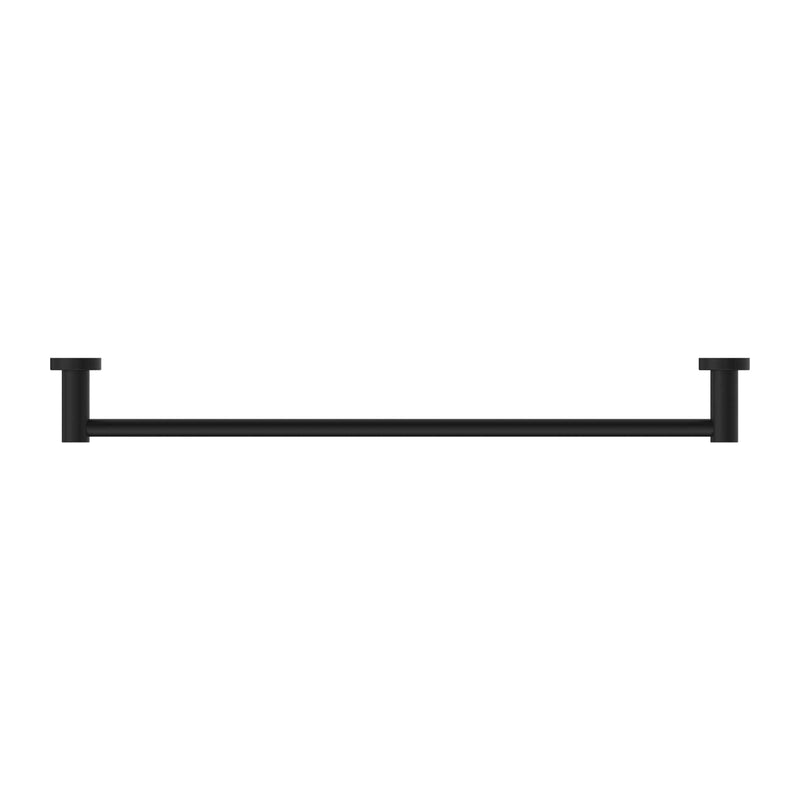 NERO MECCA SINGLE NON-HEATED TOWEL RAIL MATTE BLACK (AVAILABLE IN 600MM AND 800MM)