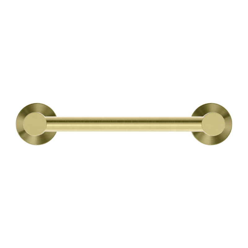 NERO MECCA NON-HEATED HAND TOWEL RAIL 230MM BRUSHED GOLD