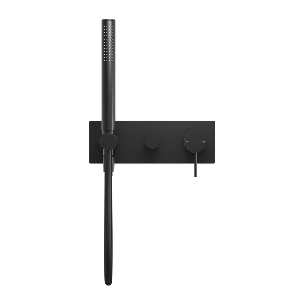 NERO MECCA SHOWER MIXER DIVERTOR SYSTEM MATTE BLACK