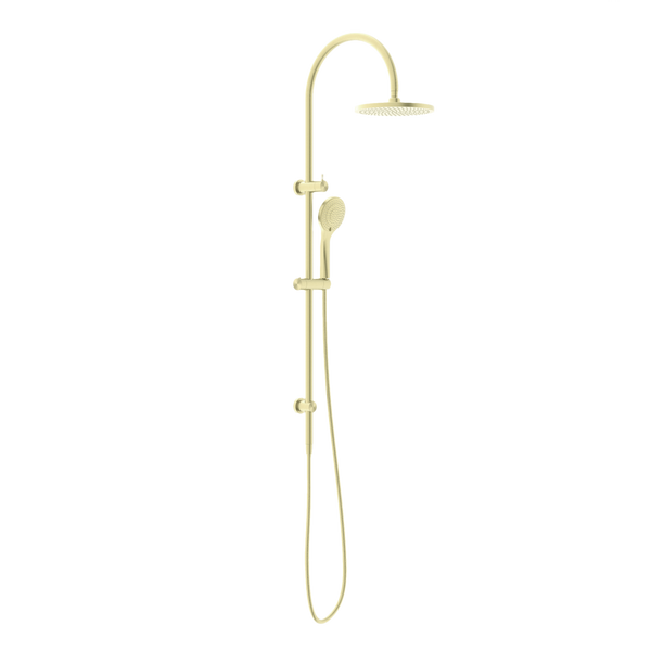 NERO MECCA TWIN SHOWER WITH AIR SHOWER BRUSHED GOLD