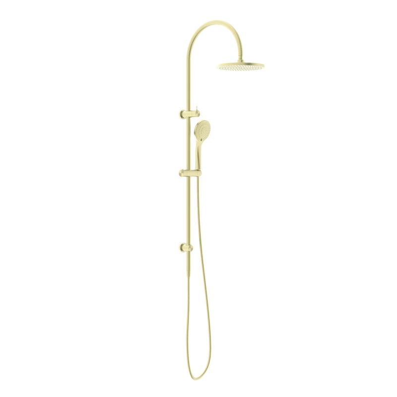 NERO MECCA TWIN SHOWER WITH AIR SHOWER BRUSHED GOLD