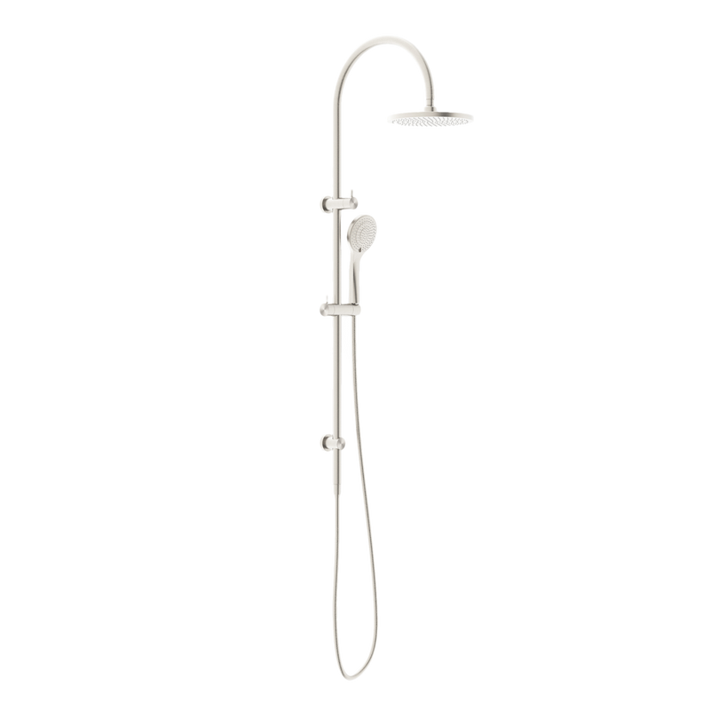 NERO MECCA TWIN SHOWER WITH AIR SHOWER BRUSHED NICKEL