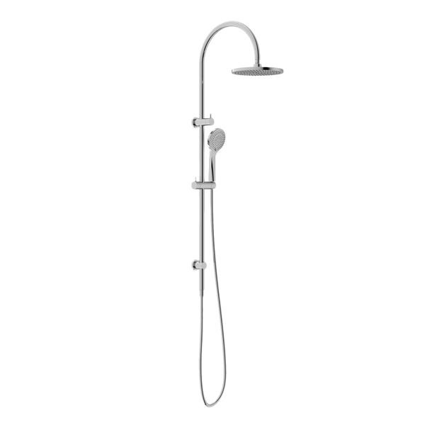 NERO MECCA TWIN SHOWER WITH AIR SHOWER CHROME