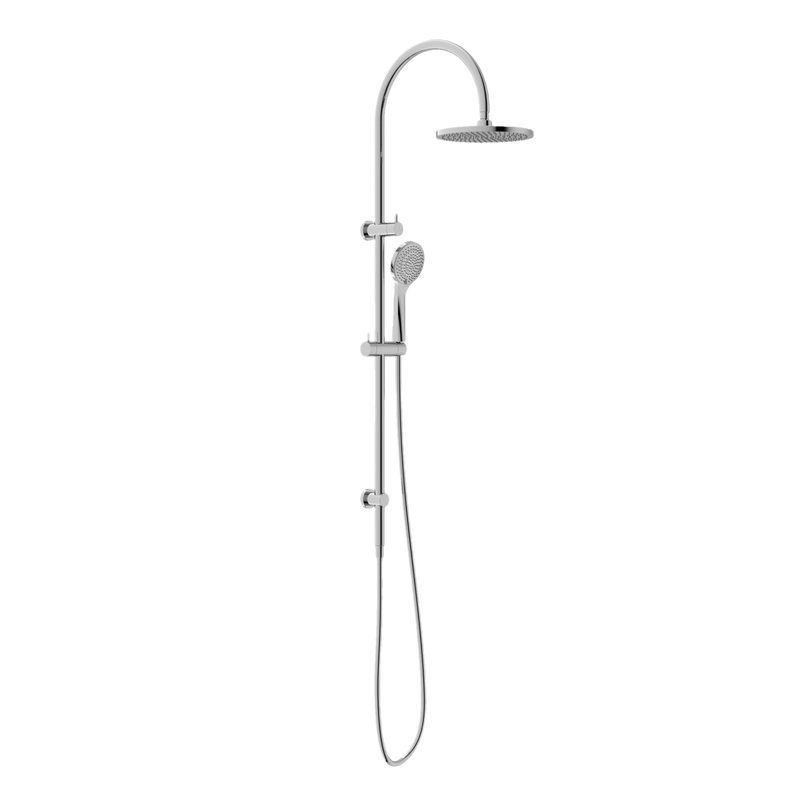 NERO MECCA TWIN SHOWER WITH AIR SHOWER CHROME