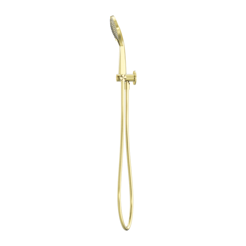 NERO MECCA SHOWER ON BRACKET WITH AIR SHOWER BRUSHED GOLD