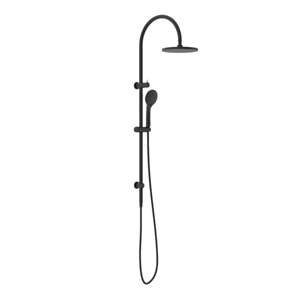 NERO MECCA TWIN SHOWER WITH AIR SHOWER MATTE BLACK