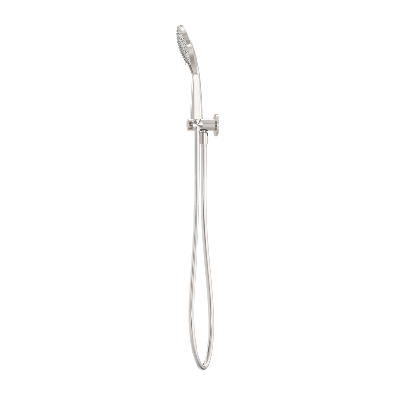 NERO MECCA SHOWER ON BRACKET WITH AIR SHOWER BRUSHED NICKEL