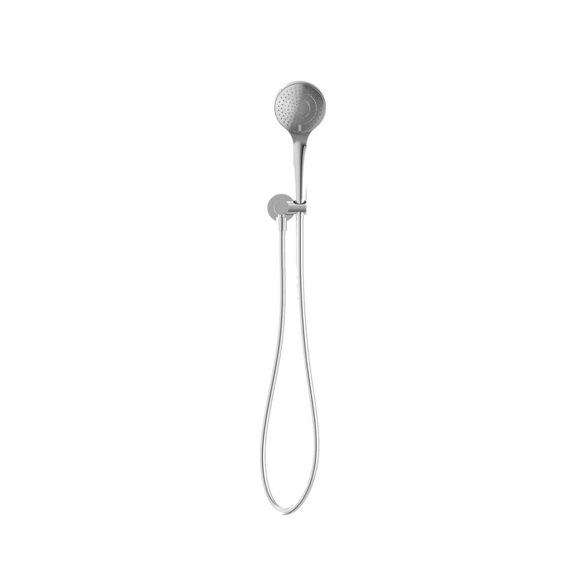 NERO MECCA SHOWER ON BRACKET WITH AIR SHOWER CHROME