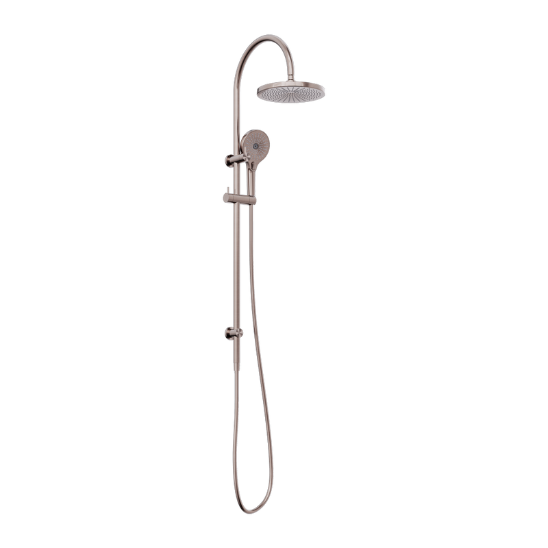 NERO MECCA TWIN SHOWER BRUSHED BRONZE