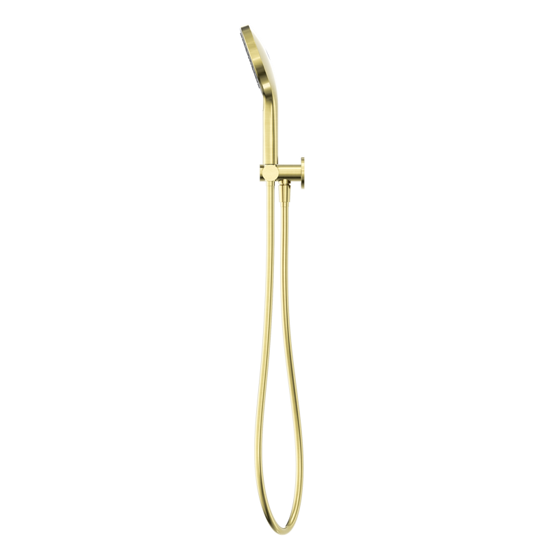 NERO MECCA SHOWER ON BRACKET WITH AIR SHOWER II BRUSHED GOLD