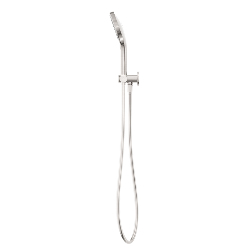 NERO MECCA SHOWER ON BRACKET WITH AIR SHOWER II BRUSHED NICKEL