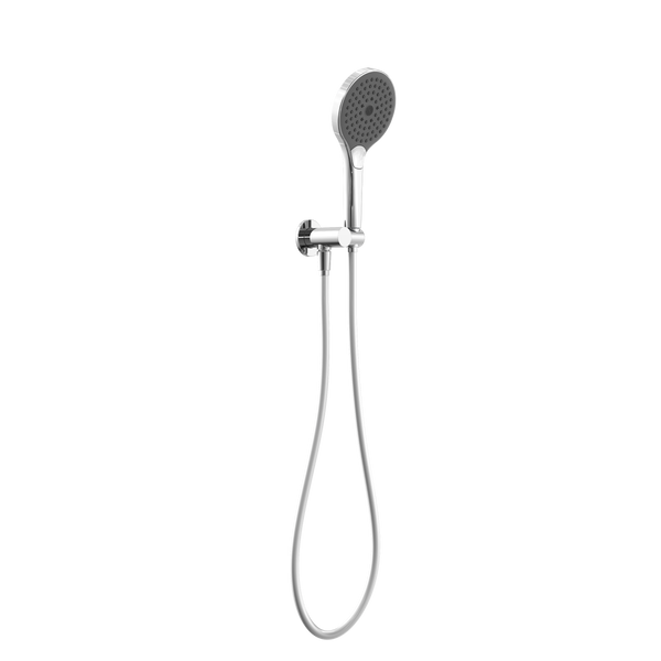 NERO MECCA SHOWER ON BRACKET WITH AIR SHOWER II CHROME