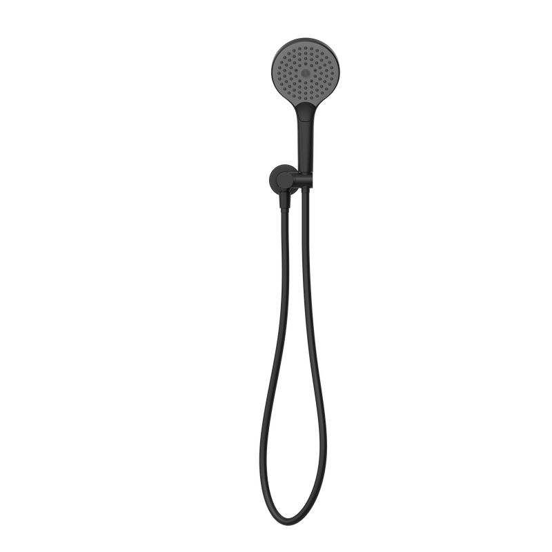 NERO MECCA SHOWER ON BRACKET WITH AIR SHOWER II MATTE BLACK