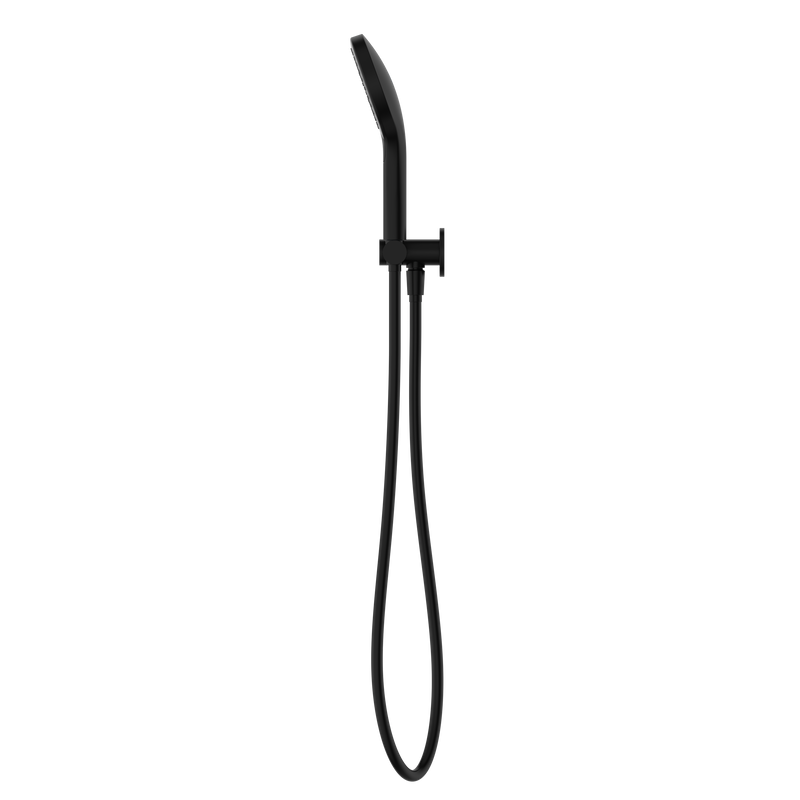 NERO MECCA SHOWER ON BRACKET WITH AIR SHOWER II MATTE BLACK