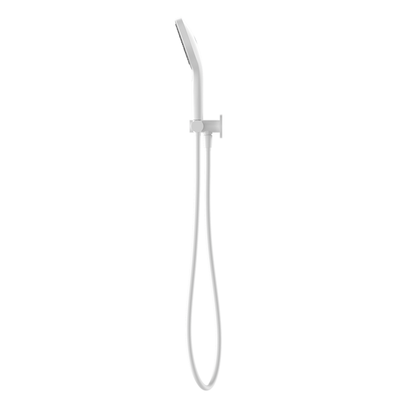 NERO MECCA SHOWER ON BRACKET WITH AIR SHOWER II MATTE WHITE