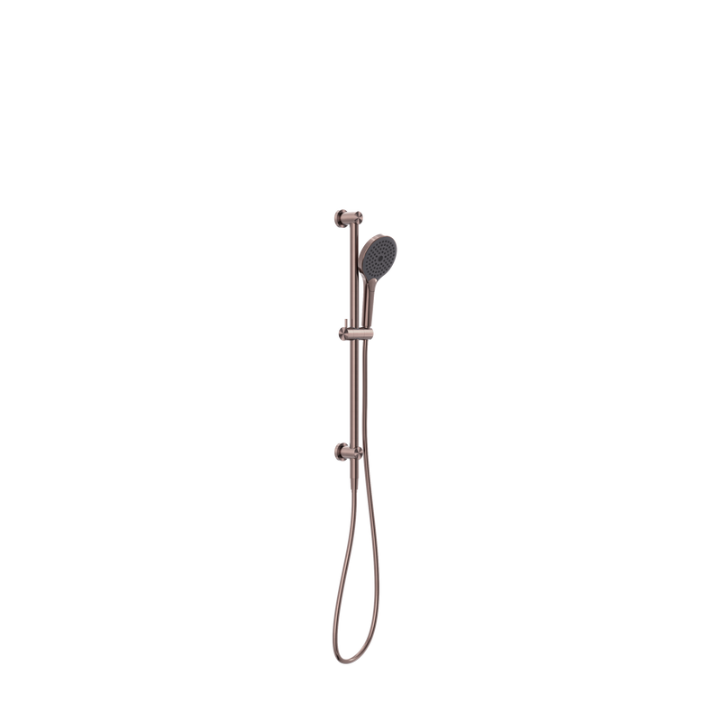 NERO MECCA SHOWER RAIL WITH AIR SHOWER II BRUSHED BRONZE