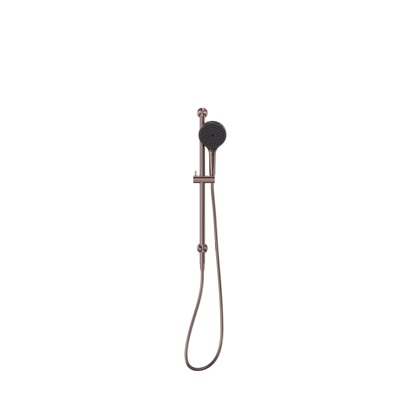 NERO MECCA SHOWER RAIL WITH AIR SHOWER II BRUSHED BRONZE