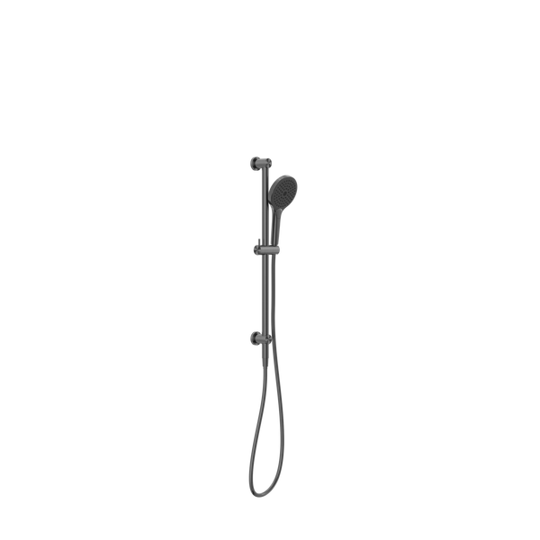 NERO MECCA SHOWER RAIL WITH AIR SHOWER II GUN METAL