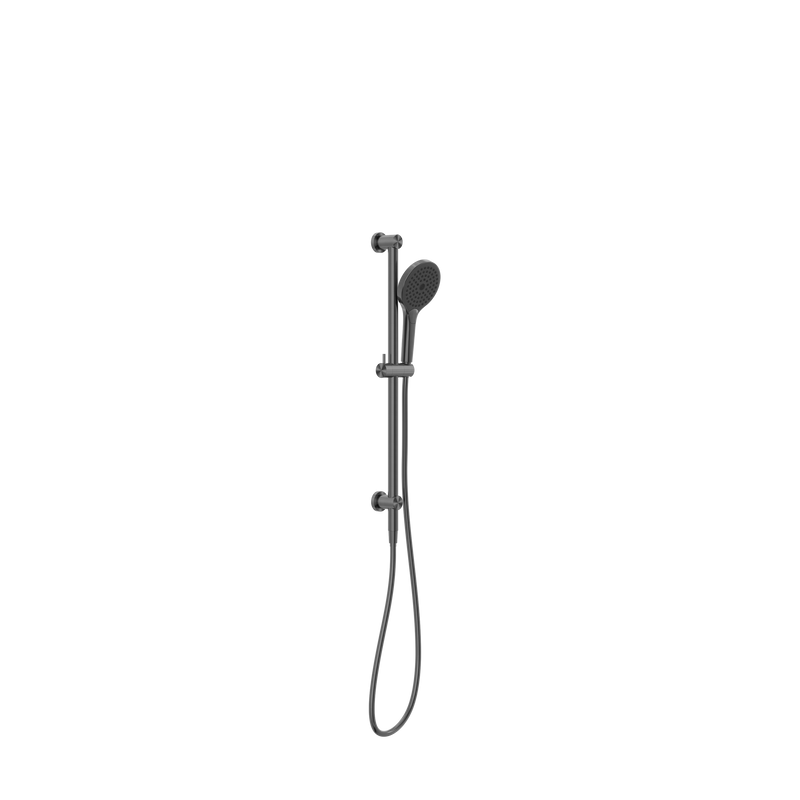 NERO MECCA SHOWER RAIL WITH AIR SHOWER II GUN METAL