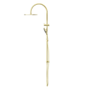 NERO MECCA TWIN SHOWER WITH AIR SHOWER II BRUSHED GOLD