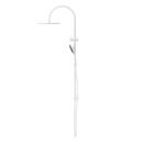 NERO MECCA TWIN SHOWER WITH AIR SHOWER II MATTE WHITE