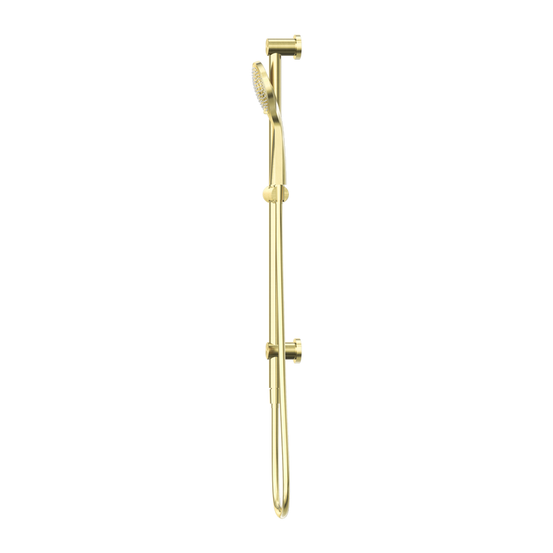 NERO MECCA SHOWER RAIL WITH AIR SHOWER BRUSHED GOLD