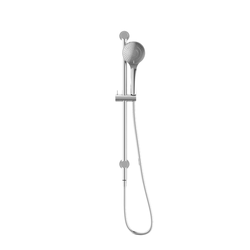 NERO MECCA SHOWER RAIL WITH AIR SHOWER CHROME
