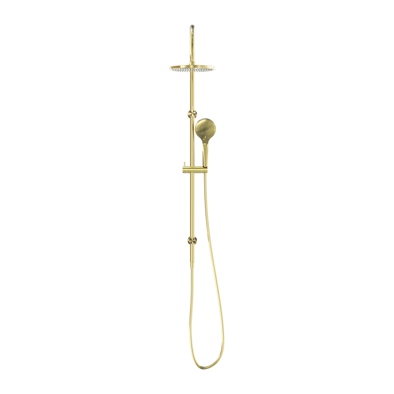 NERO MECCA TWIN SHOWER WITH AIR SHOWER BRUSHED GOLD