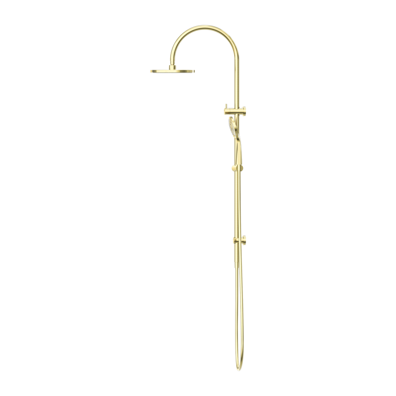 NERO MECCA TWIN SHOWER WITH AIR SHOWER BRUSHED GOLD