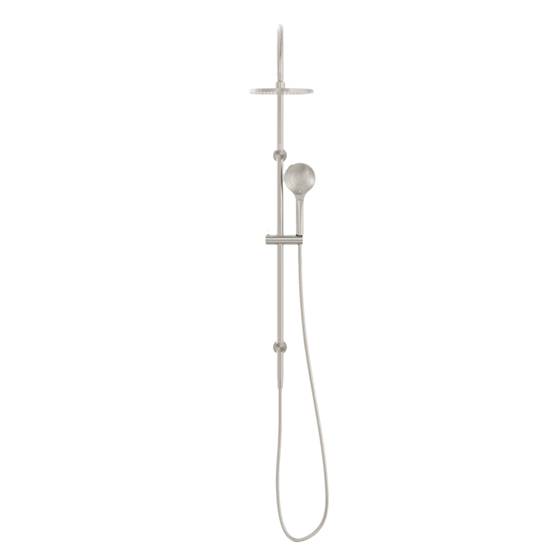 NERO MECCA TWIN SHOWER WITH AIR SHOWER BRUSHED NICKEL