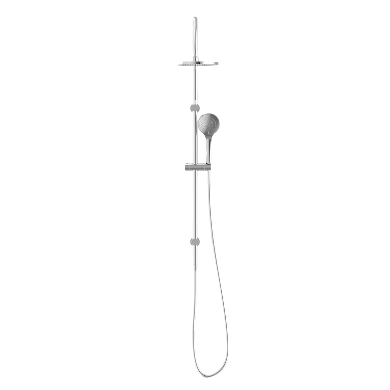 NERO MECCA TWIN SHOWER WITH AIR SHOWER CHROME