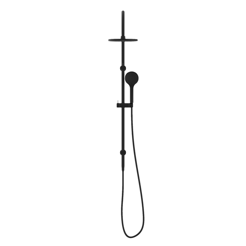 NERO MECCA TWIN SHOWER WITH AIR SHOWER MATTE BLACK